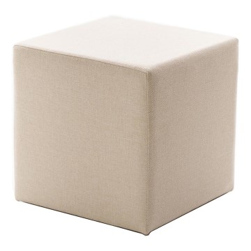 Σκαμπό CUBI 40x40 cm εκρού