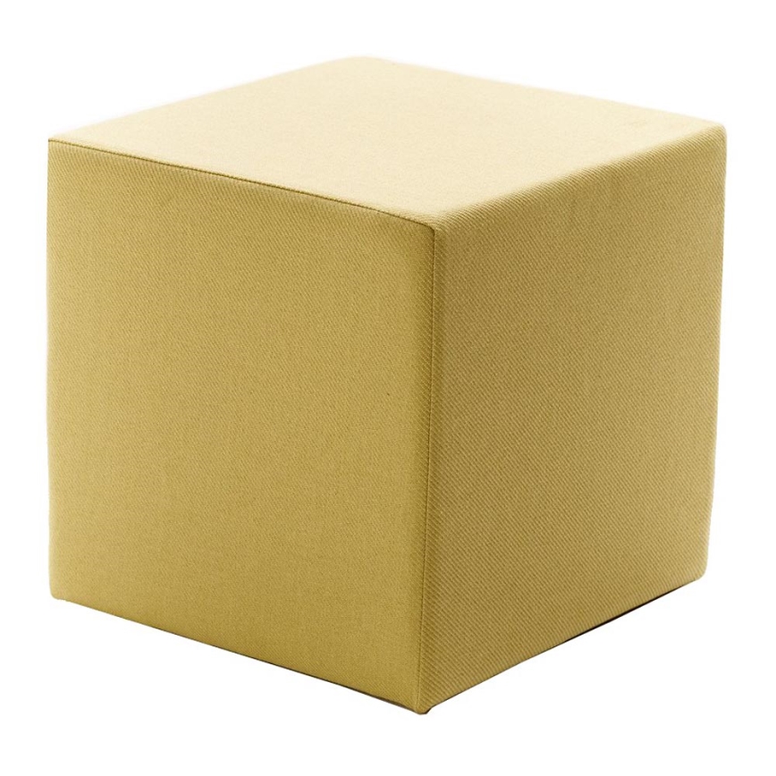 Σκαμπό CUBI 40x40 cm κίτρινο
