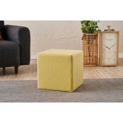 Σκαμπό CUBI 40x40 cm κίτρινο