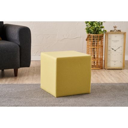 Σκαμπό CUBI 40x40 cm κίτρινο