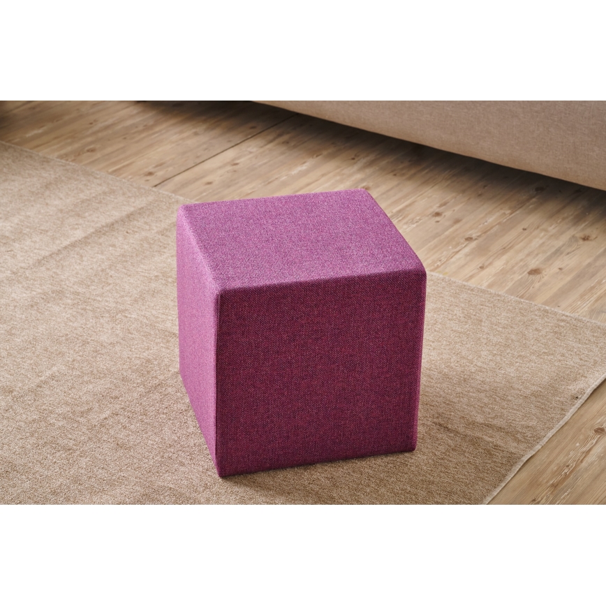 Σκαμπό CUBI 40x40 εκ. ροζ