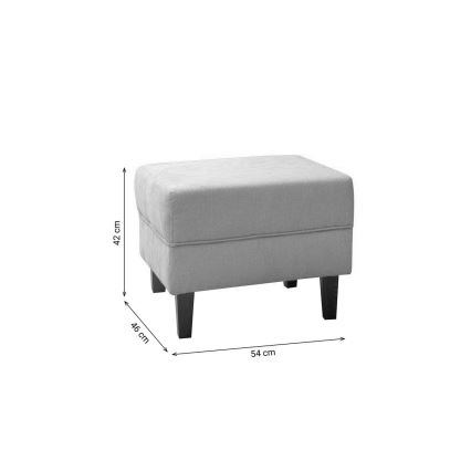 Σκαμπό GALA 42x54 cm κόκκινο