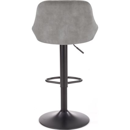 Σκαμπό μπαρ 106x47 cm γκρι/μαύρο