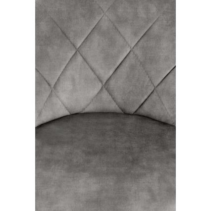 Σκαμπό μπαρ 106x47 cm γκρι/μαύρο