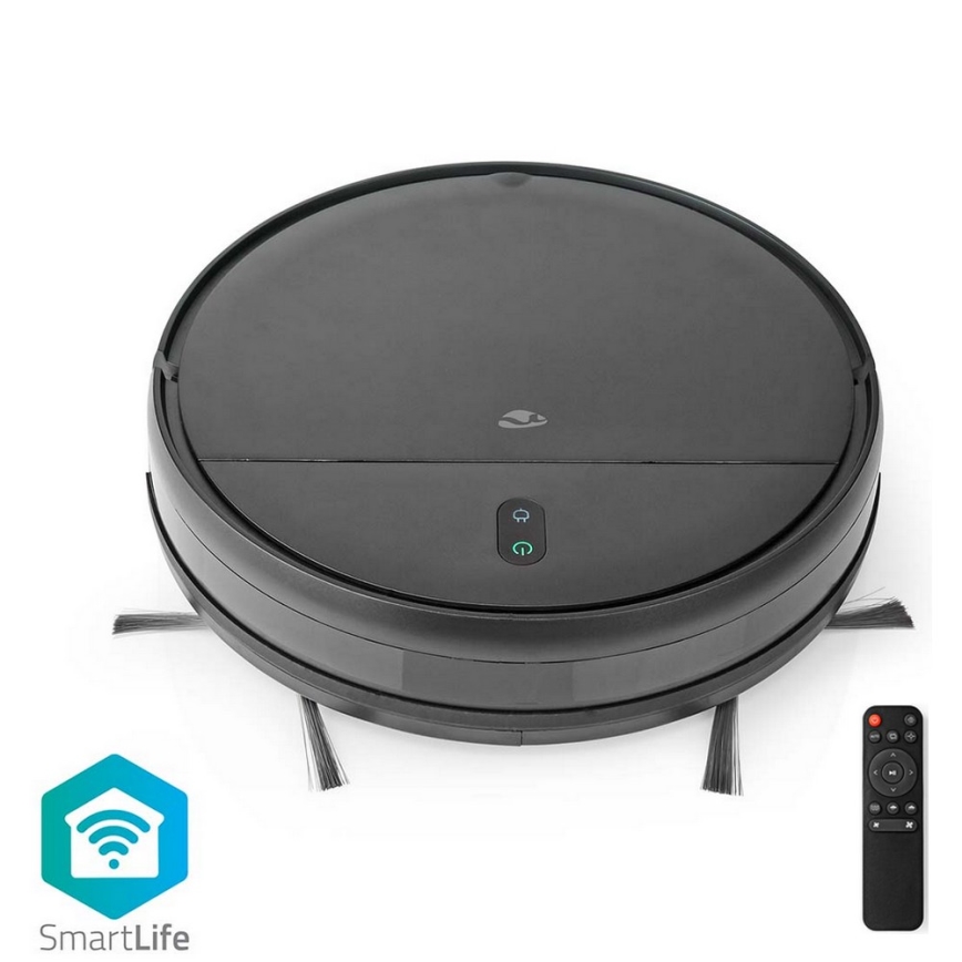Σκούπα ρομπότ με σφουγγάρισμα 28W/2500 mAh Wi-Fi μαύρο + τηλεχειριστήριο