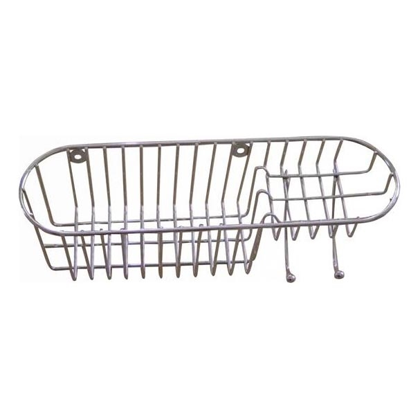 Σπογγοθήκη Επιτοίχια 11x34,6 cm γυαλιστερό χρώμιο