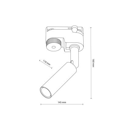 LED Σποτ ράγας LAGOS 1xG9/3W/230V λευκό