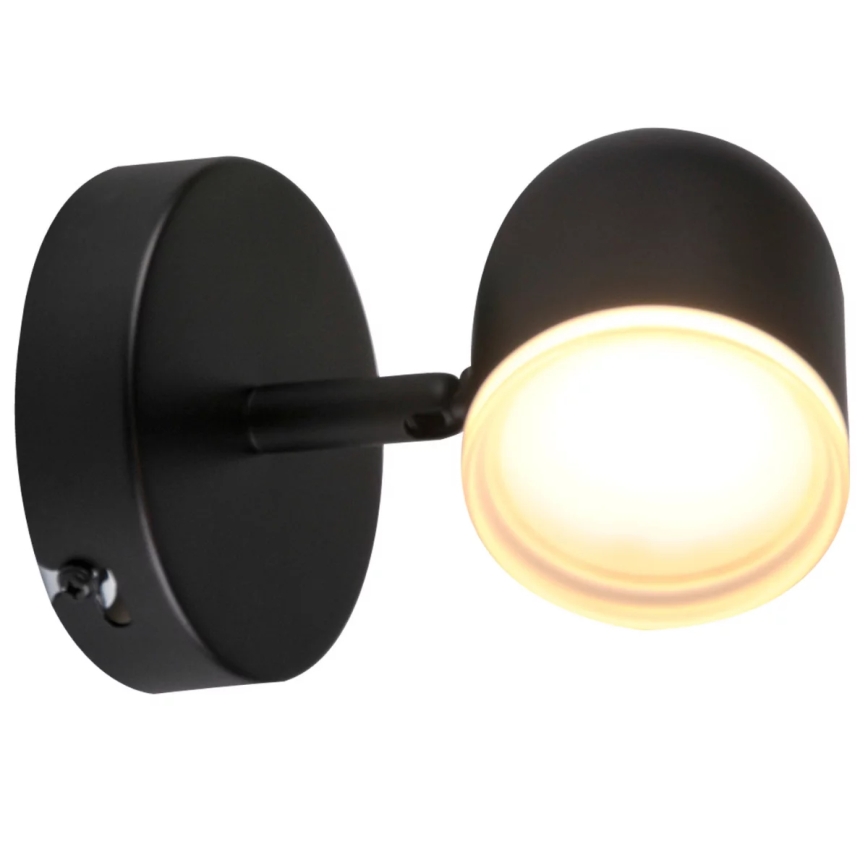 Σποτ LED τοίχου RAWI LED/4,2W/230V μαύρο