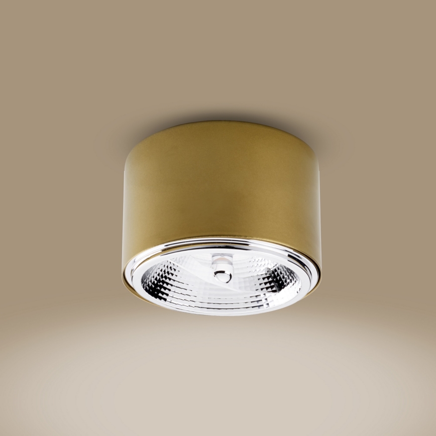 Σποτ MORIS 1xAR111 GU10/50W/230V χρυσό