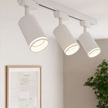 Σποτ για μονοφασικό σύστημα ράγας PIPE 1xGU10/10W/230V λευκό