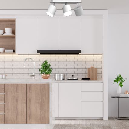 Σποτ με 3 φώτα DIXIE 3xGX53/11W/230V λευκό