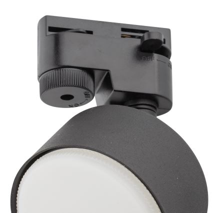 Φωτιστικό σποτ για 1-phase ράγας AVIA 1xGX53/15W/230V μαύρο