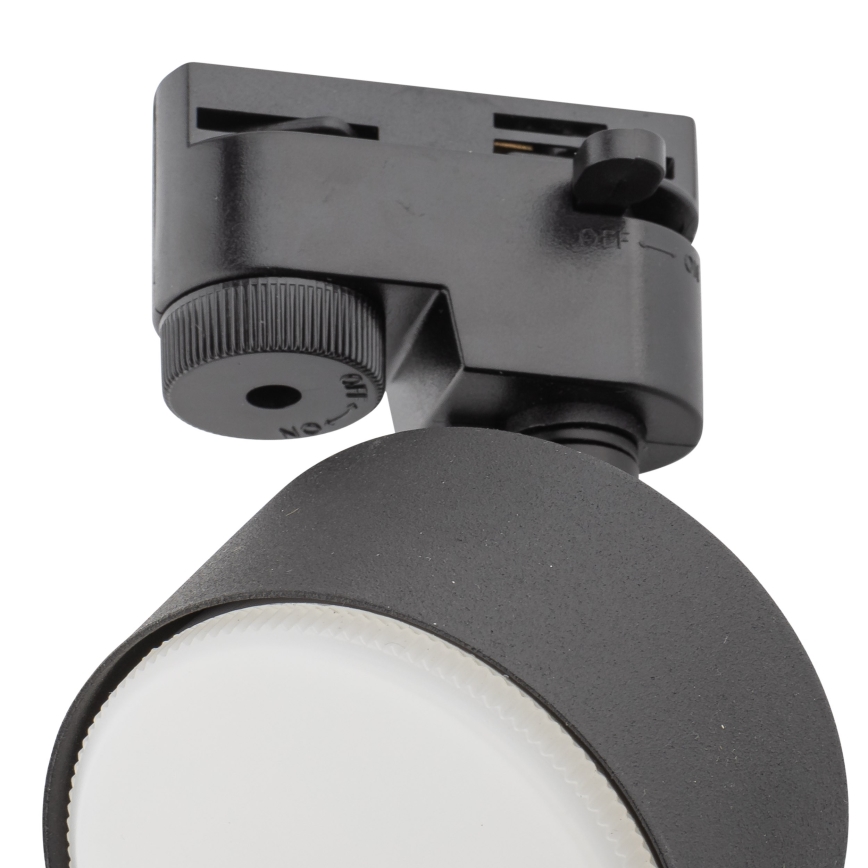 Φωτιστικό σποτ για 1-phase ράγας AVIA 1xGX53/15W/230V μαύρο