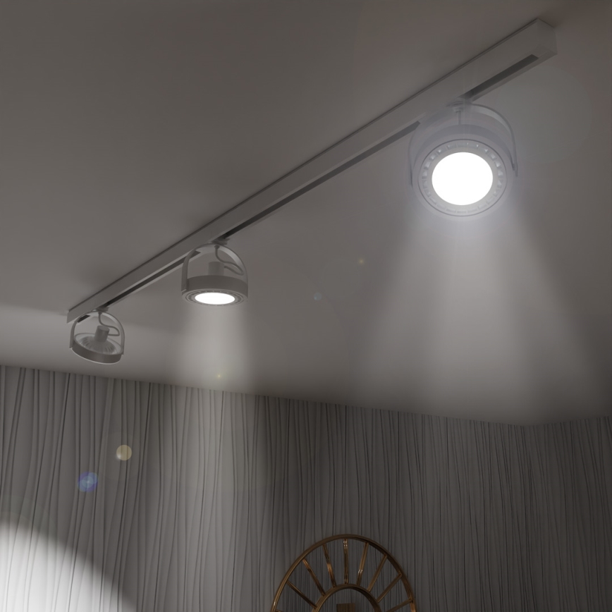 Σποτ ράγας LUGAR AR111 3xGU10/25W/230V λευκό