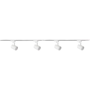 Σποτ ράγας LYNX 4xGU10/10W/230V + 2 x 75 cm ράγας λευκό
