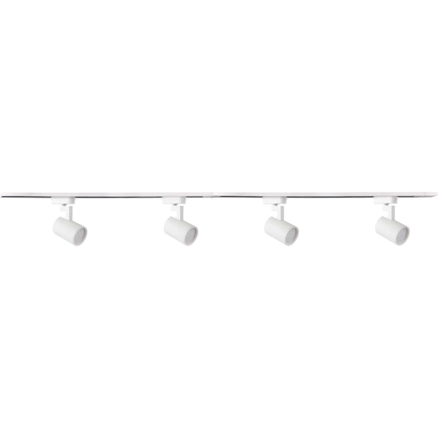 Σποτ ράγας LYNX 4xGU10/10W/230V + 2 x 75 cm ράγας λευκό