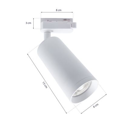 Σποτ ράγας MICA 3xGU10/25W/230V λευκό