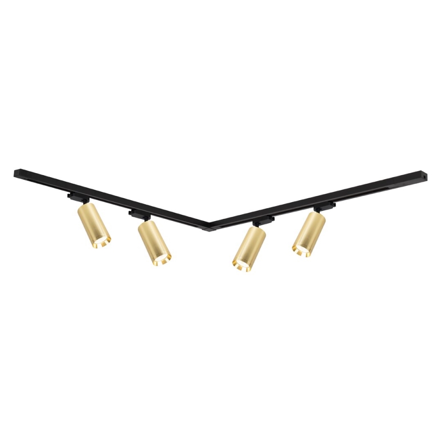 Σποτ ράγας MICA 4xGU10/10W/230V χρυσό/μαύρο