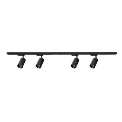 Σποτ ράγας PIPE 4xGU10/10W/230V μαύρο