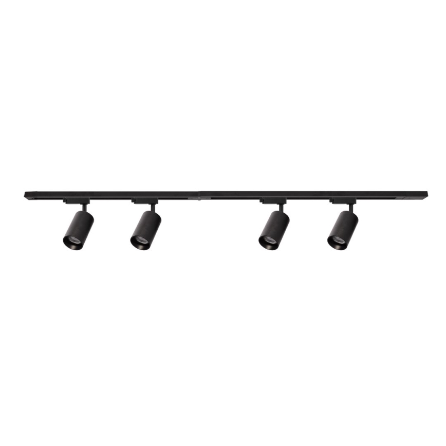 Σποτ ράγας PIPE 4xGU10/10W/230V μαύρο