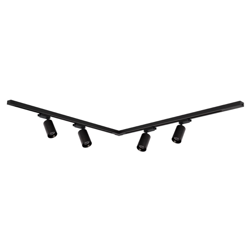 Σποτ ράγας PIPE 4xGU10/10W/230V μαύρο
