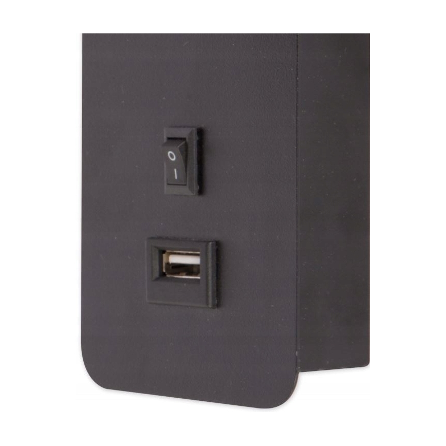 Σποτ τοίχου 1xGU10/35W/230V USB