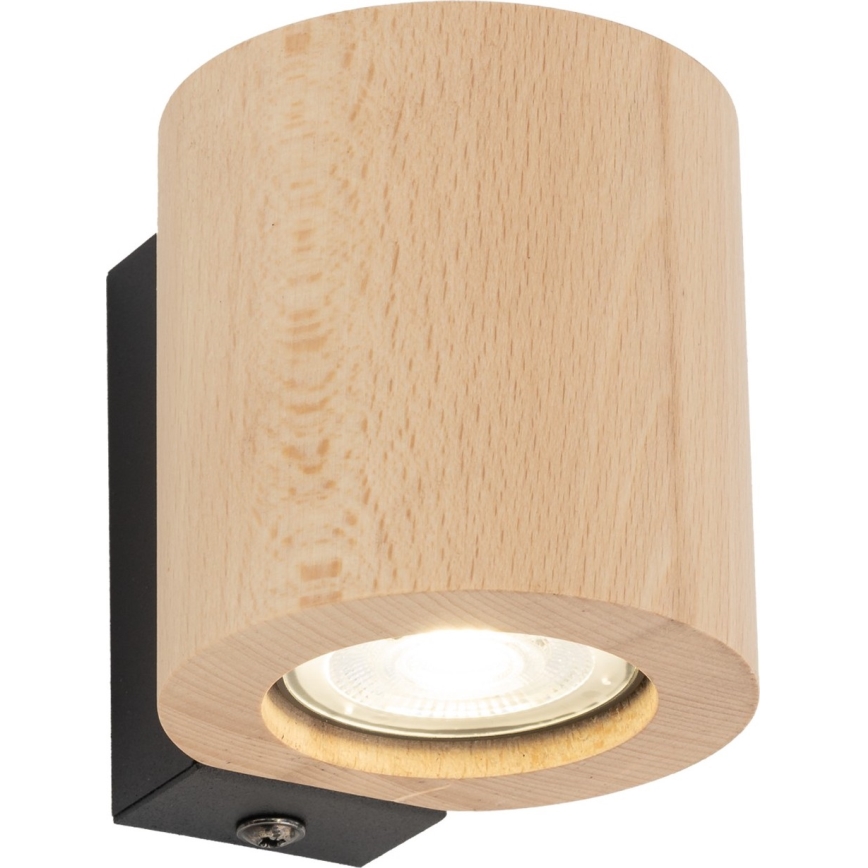 Σποτ τοίχου EVE 1xGU10/10W/230V οξιά