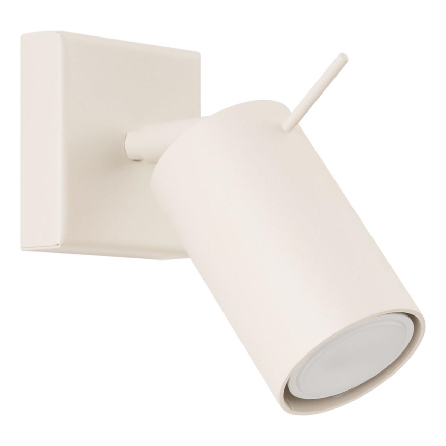 Σποτ τοίχου RING 1xGU10/10W/230V κρεμ