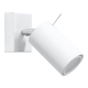 Σποτ τοίχου RING 1xGU10/10W/230V λευκό