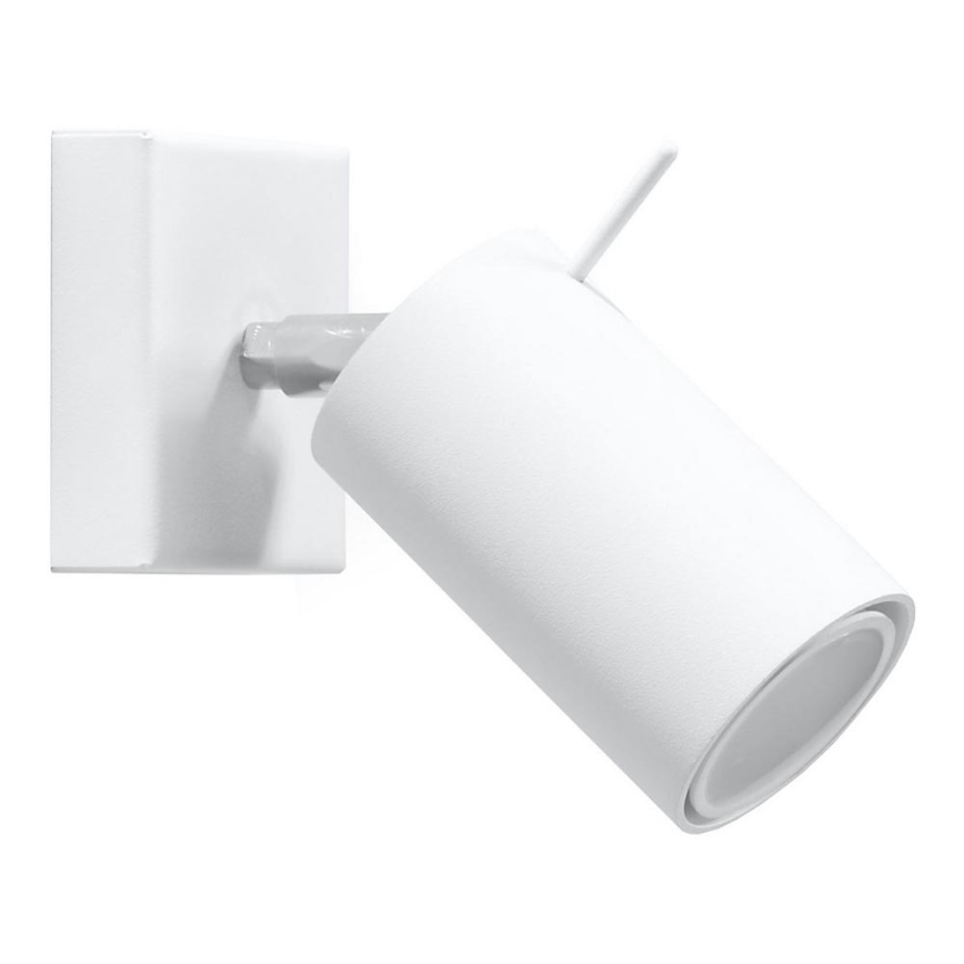 Σποτ τοίχου RING 1xGU10/10W/230V λευκό