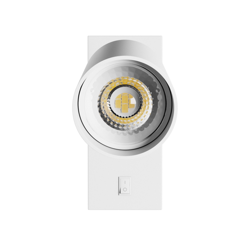 Σποτ τοίχου SQUALLA VARIOSA 1xGU10/10W/230V λευκό