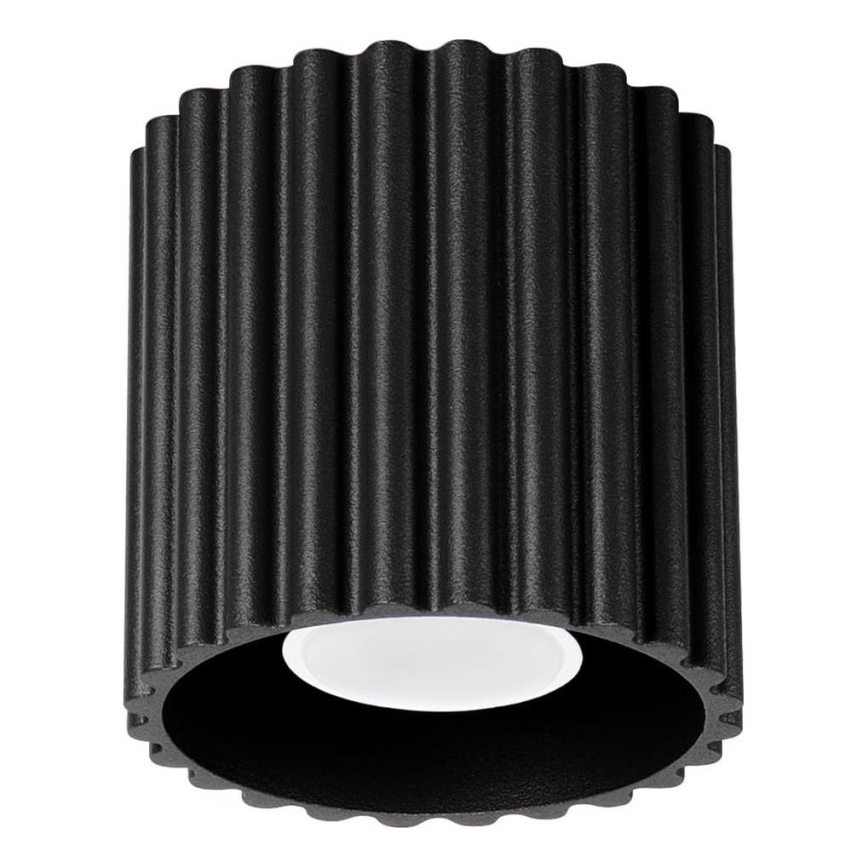 Σποτ φωτιστικό AURA 1xGU10/10W/230V Ø 10 cm μαύρο