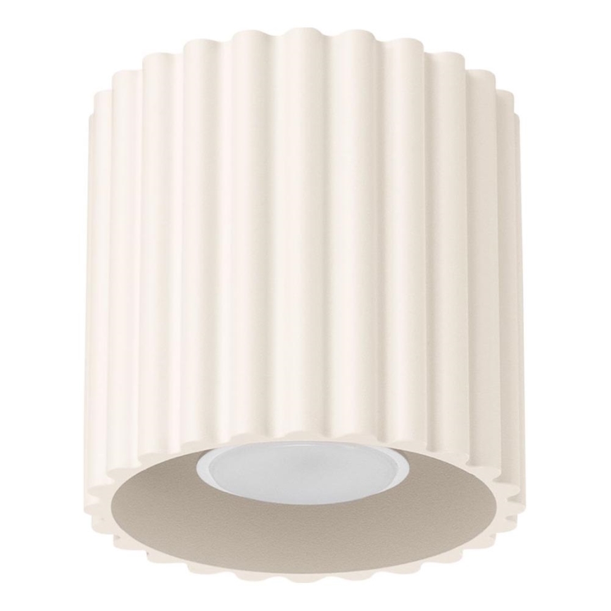 Σποτ φωτιστικό AURA 1xGU10/10W/230V διάμ. 10 cm εκρού