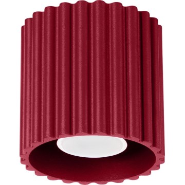 Σποτ φωτιστικό AURA 1xGU10/10W/230V διάμ. 10 εκ. κόκκινο