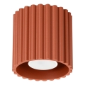 Σποτ φωτιστικό AURA 1xGU10/10W/230V διάμ. 10 εκ. πορτοκαλί