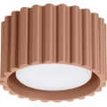 Σποτ φωτιστικό AURA 1xGX53/10W/230V Ø 10 cm καφέ