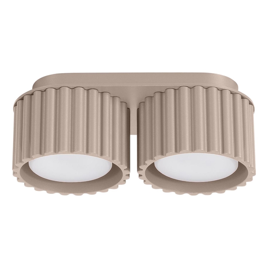 Σποτ φωτιστικό AURA 2xGX53/10W/230V τάουπ
