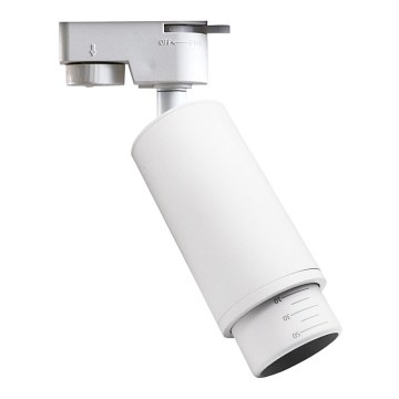 Σποτ φωτιστικό για ράγα MICA 1xGU10/25W/230V μονοφασικό λευκό