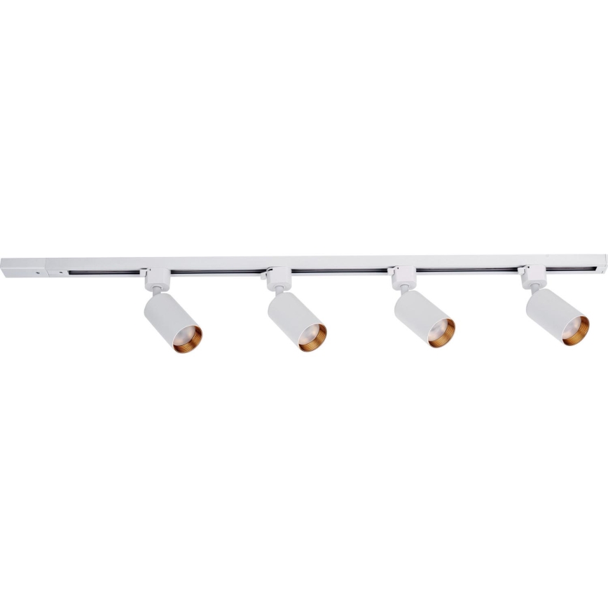 Σποτ φωτιστικό για σύστημα ράγας TRACER 4xGU10/10W/230V 1 m λευκό