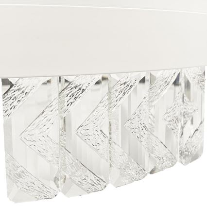 LED Dimming κρύσταλλο πλαφονιέρα οροφής LED/75W/230V 3000-6500K λευκό + τηλεχειριστήριο