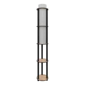 Σταθερός λαμπτήρας με ράφια NOTO 1xE27/40W/230V μπεζ/μαύρος