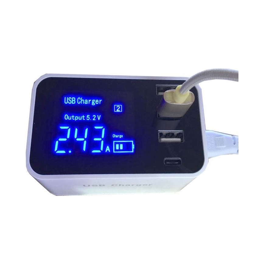 Σταθμός φόρτισης 3xUSB A + 1xUSB C