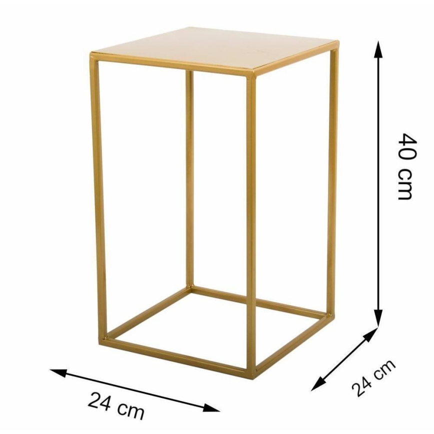 Σταντ για γλάστρες 40x24 cm χρυσό