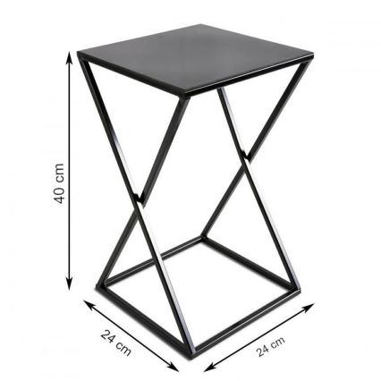 Σταντ για γλάστρες 40x24 μαύρο