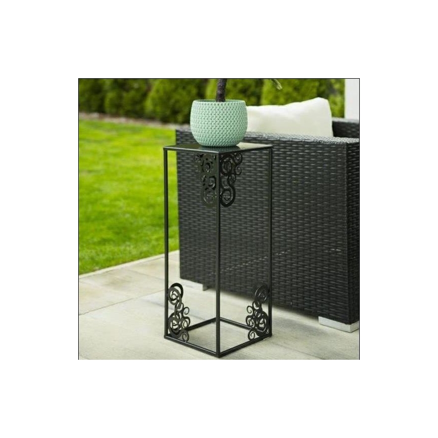 Σταντ για γλάστρες 60x24 cm μαύρο