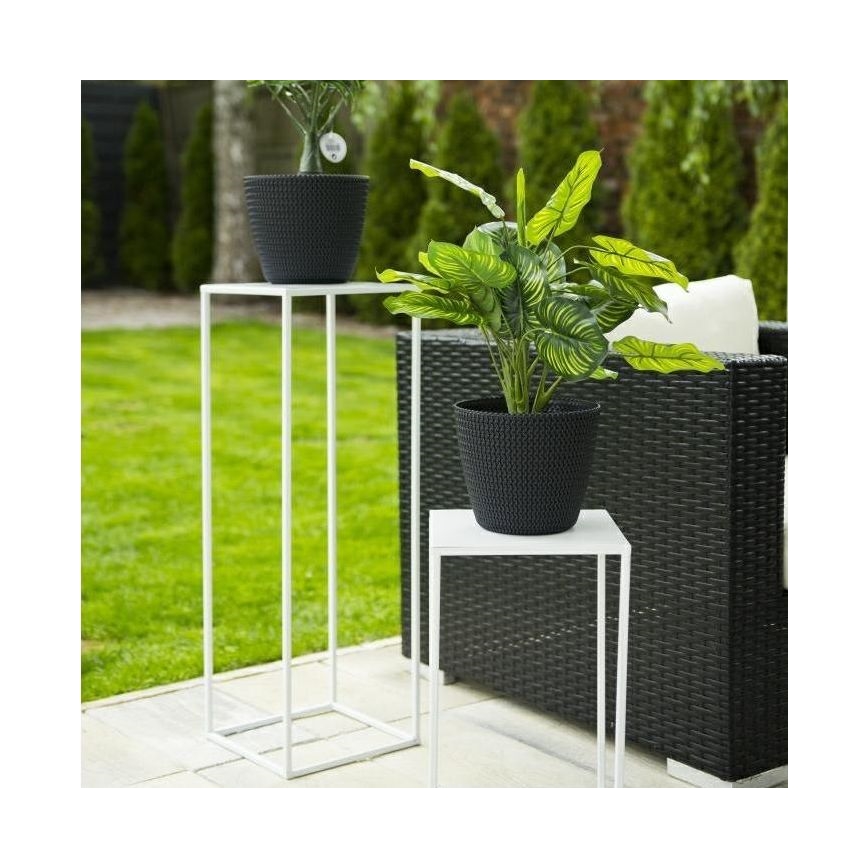 Σταντ για γλάστρες 70x24 cm λευκό