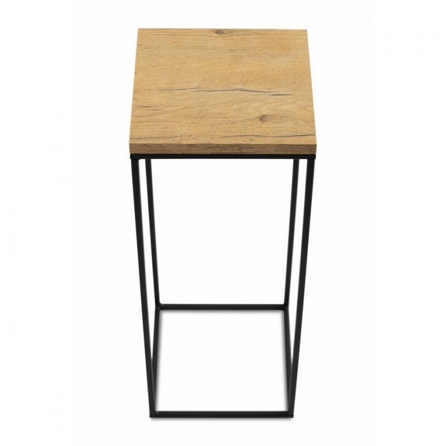 Σταντ για γλάστρες BASICLOFT 60x24 μαύρο/καφέ