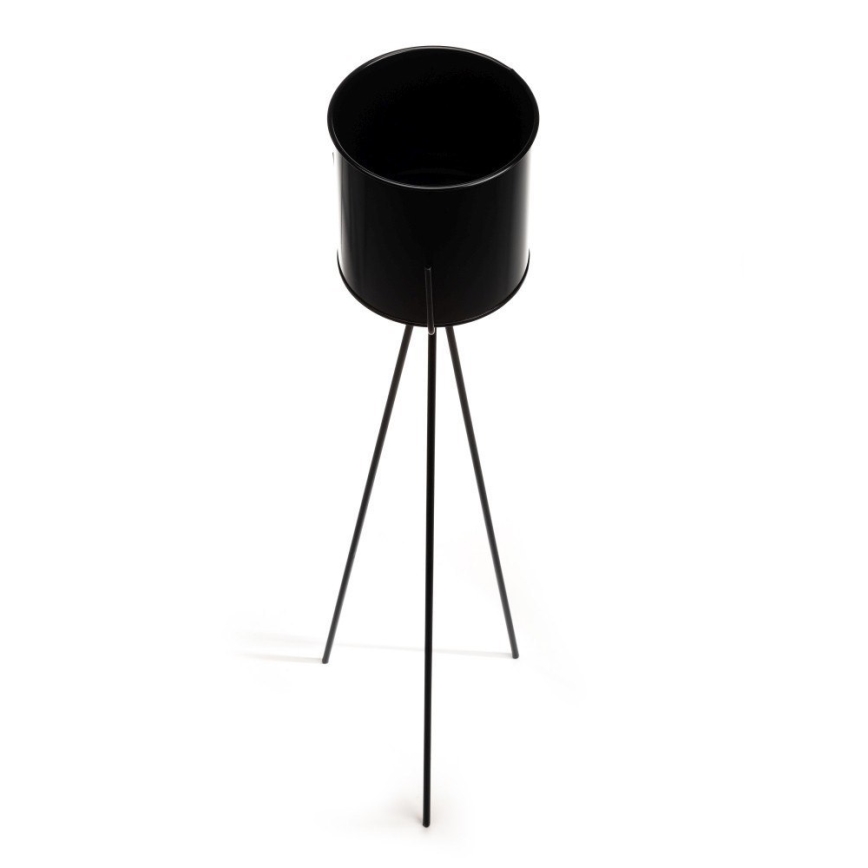 Σταντ για γλάστρες TRIPOD 110x25 cm μαύρο