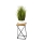 Σταντ γλάστρας LOFT 40x24 cm μαύρο/καφέ