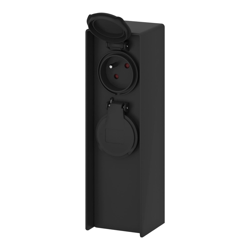 Στήλη υποδοχής πρίζας εξωτερικού χώρου 2Z 230V IP44